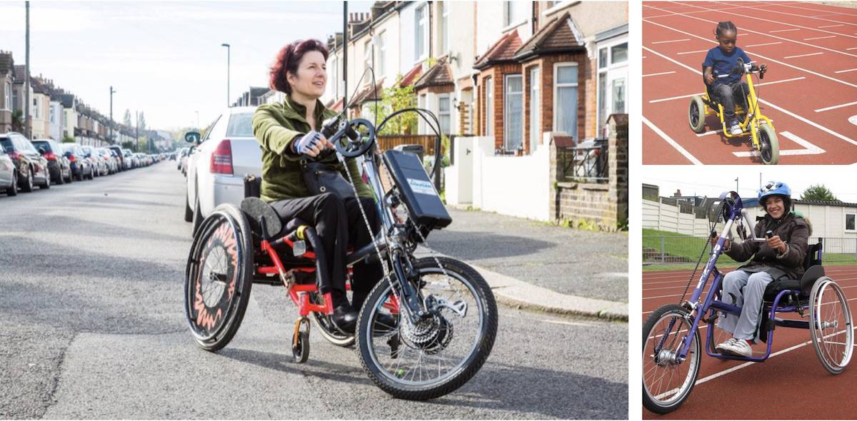 hand pedal bike for disabled