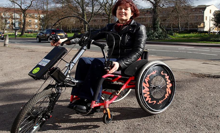 What difference does using your cycle as a mobility aid make to your life?