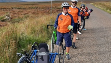 Andrew’s 500-mile handcycling challenge