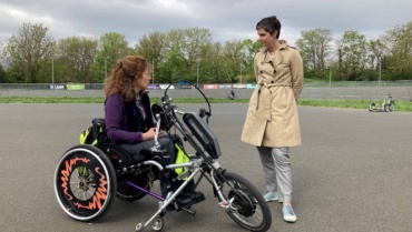 Minister for Disabled People meets Disabled Cyclists