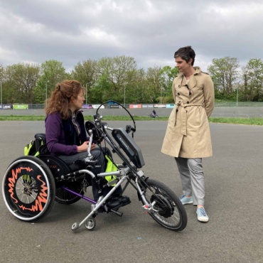 Minister for Disabled People meets Disabled Cyclists